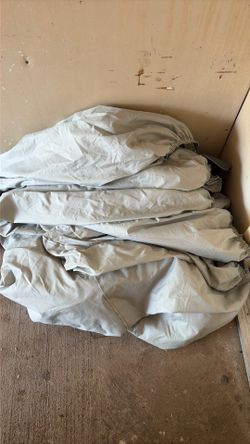 Gray Car Cover with Elastic Edges
