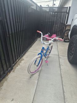 Kids Girl's Bike Blue and Pink
