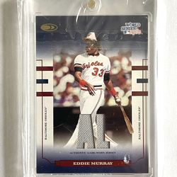 2004 Donruss Playoff Eddie Murray Game Worn Jersey 