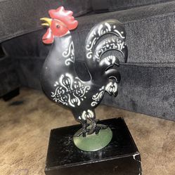 Metal Rooster Tea Lite Candle Holder