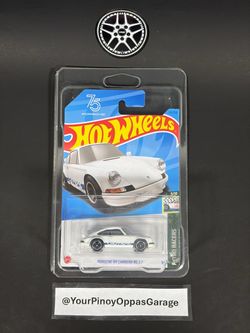 Hot Wheels - Retro Racers #8/10 -  White Porsche 911 Carrera RS 2.7 (HNK00)