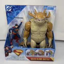 DC Comics Superman Vs. Kaiju Slime Battle Action Figure New Free Shipping!