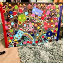 Abstract Original Painting By Local Artists 