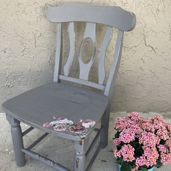 Free Chair With Beautiful Large Vintage Desk 