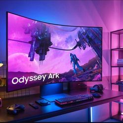 Samsung Odyssey Ark Gen 2 (Latest) - 55” 4K UHD  Quantum Mini-LED 165hz 1ms W/ OneConnect KVM 4 Input Multi-Window (Mint Condition)