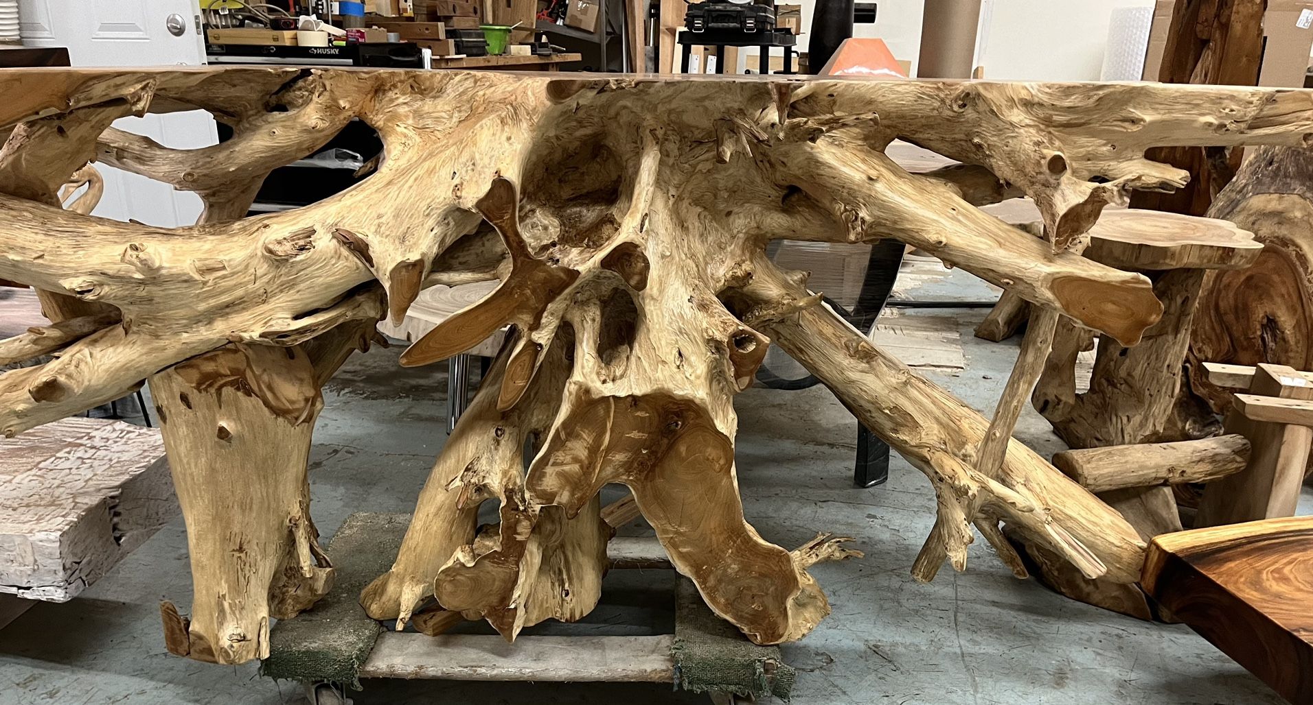 6ft 18” 32” Console Entryway Teakroot Table