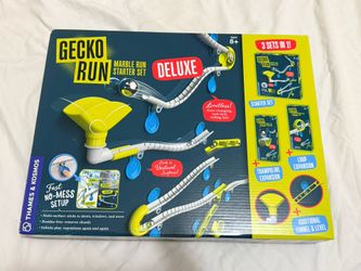 Gecko Run Deluxe STEM Marble Run Starter Set 90+ pcs Age 8+