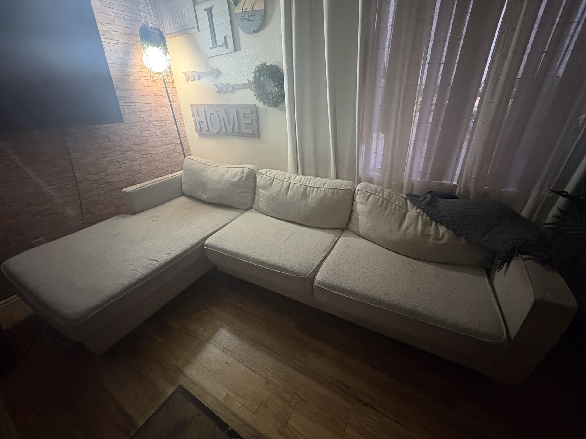 Living spaces sectional Couch Free