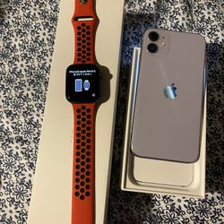 iPhone 11 64gb And Watch 5 GPS And Celular Only T Mobile