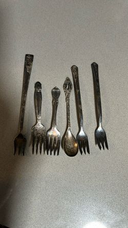 Antique silverware