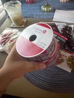 Celebrate It Christmas Wired Ribbon Spool