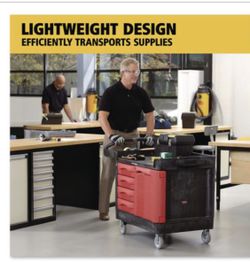 Tool Box 3 Drawer Cart Rubbermaid® Commercial 