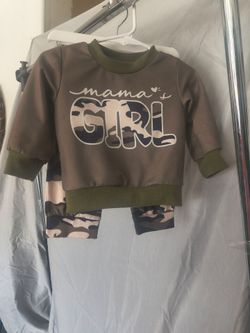 Baby Girl Camo Two-Piece Set