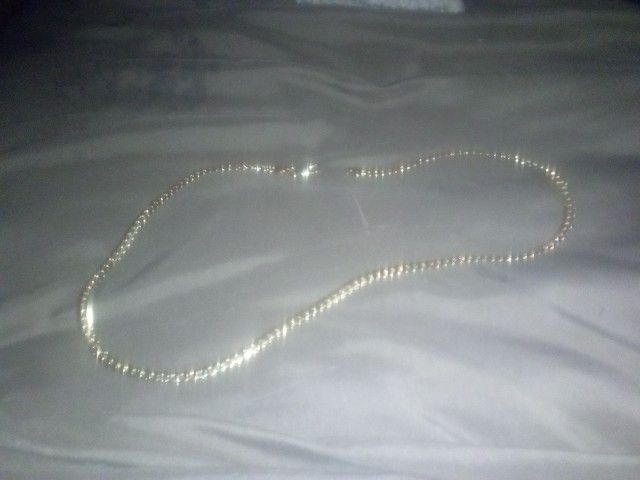 24 Inch Gold Flat Chain 18k 