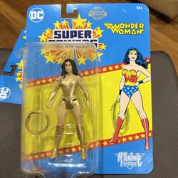 McFarlane DC Super Powers Wonder Woman 40th Anniversary Gold Chase