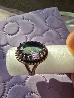 Mystic Topaz- Silver ring