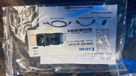 Extron DPM-HDF 4K Plus DisplayPort to HDMI Adapter