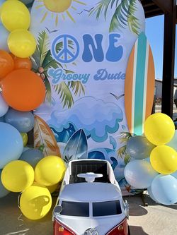 Custom Backdrop - One Groovy Dude