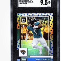 2022 DONRUSS OPTIC #90 TRAVIS ETIENNE JR. STARS PRIZM