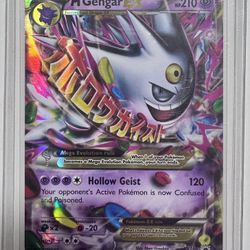 2016 M Gengar EX Promo XY166 Pokemon ENG NM
