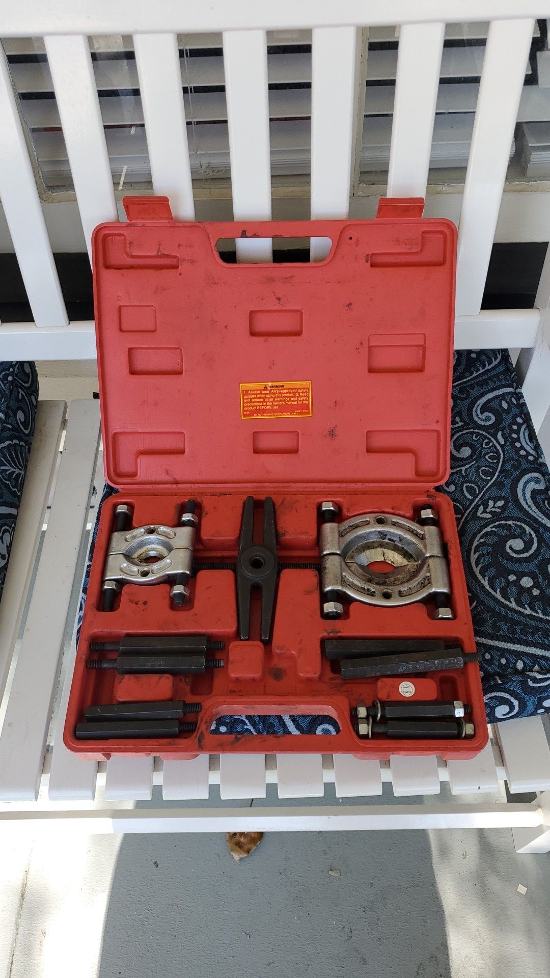 Pittsburgh Puller Bearing Separator Set w/ Case #93980