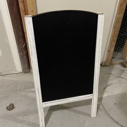 White Menu Board