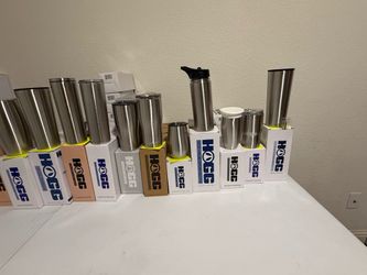 Lot Of Hogg Stainless Steel Tumblers + Extras