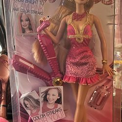 Barbie Glam Hair Color Streak Doll 2011