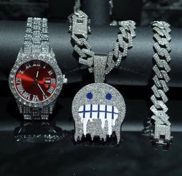 Hand Watch And Chains