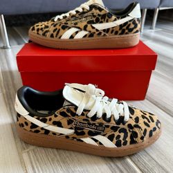 Woman's Reebok Club C Grounds UK Fashion Sneaker Shoes - Cheetah - Size 7, 7.5, 8, 8.5, 9