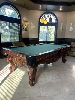 Custom Made Pool Table, West Coast Billiards Table