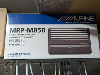 Alpine Amp MRP-M850