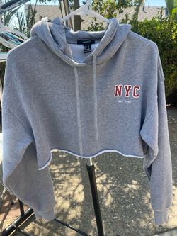 Forever 21 NYC Cropped Hoodie