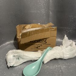 6 Raman Ceramic Spoons 