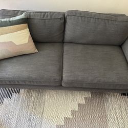 Pewter Gray Small Sofa