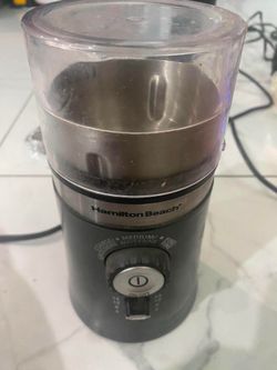 Hamilton Beach 80393FG Blade Coffee Grinder Black Silver Adjustable Easy Clean