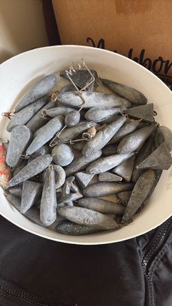 Fishing Lead Sinkers, Over 10 Pounds ! $20.00