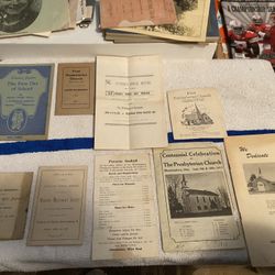 1800s  Items From Blooming burg, Chilicothe, Mt. Sterling 