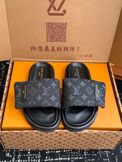 LV Men’s Slides With Box 2026 New
