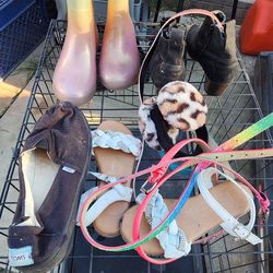 Little Girls shoes and belts cheap