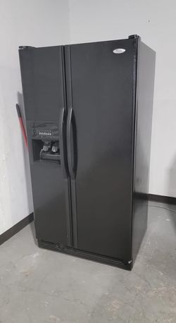 Whirlpool Side-by-Side Black Fridge
