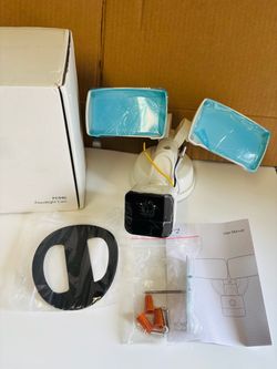 Security Outdoor Camera, Auto Night Vision Floodlight Camera, Motion-Detecting, Two-Way Audio Camera