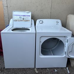 WASHER AND DRYER SET  AMANA WHIRLPOOL HE