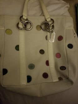 White Coach Bag