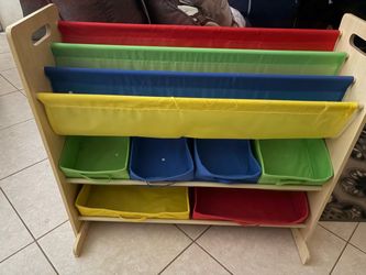 Toy storage/book organizer