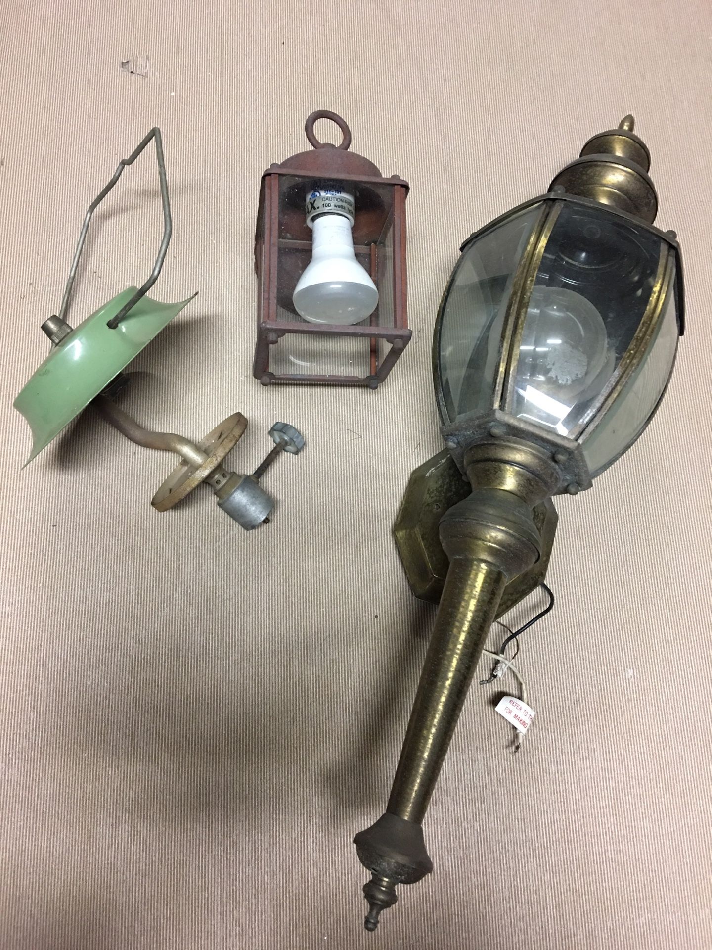 outdoor lights antique finished