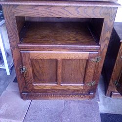 White Clad End Table