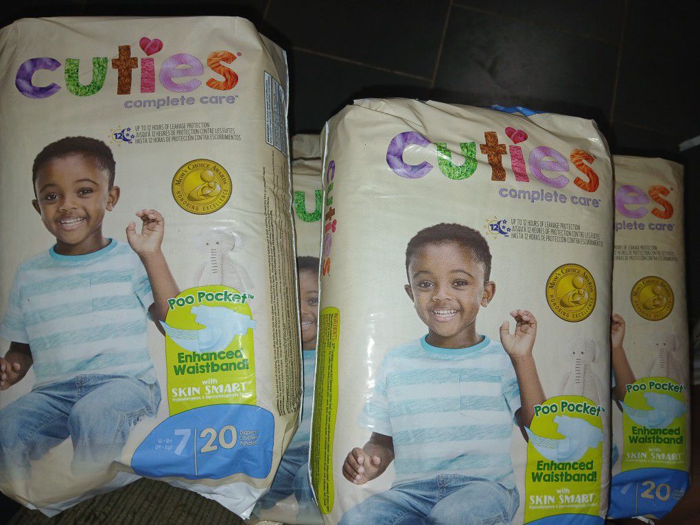 Size 7 Cutie Diapers 