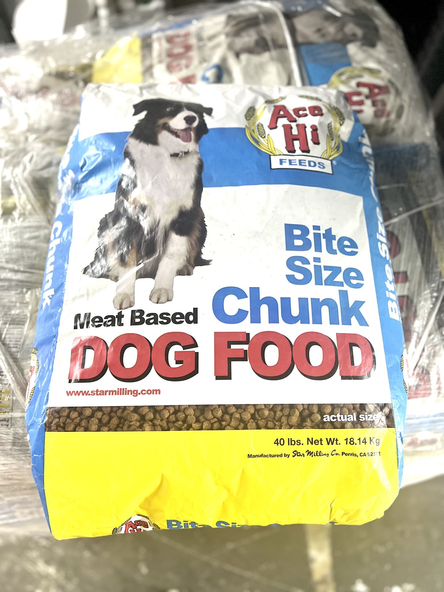 Ace Hi Chunk Dog Food, 40Lb