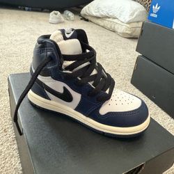JORDAN 1 RETRO HIGH OG (TD) MIDNIGHT NAVY/BLACK-WHITE-SAIL